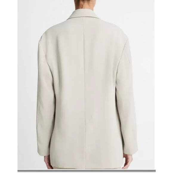 Vince Crepe Double-Breasted Blazer Size 10 - Picture 5 of 9